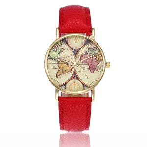 W291 Red Old World Collection Quartz Watch - Iris Fashion Jewelry