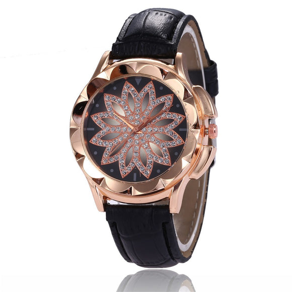 W475 Black Stardust Collection Quartz Watch - Iris Fashion Jewelry