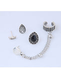 E413 Earring Set 4 Piece - Iris Fashion Jewelry