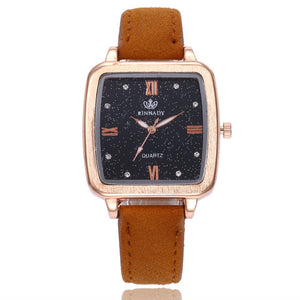 W339 Coffee Justice Collection Quartz Watch - Iris Fashion Jewelry