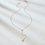 N1995 Gold Dainty Heart Necklace with FREE Earrings - Iris Fashion Jewelry