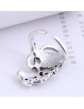 R252 Silver Flower Design Ring - Iris Fashion Jewelry