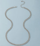 N2050 Silver 20" Chain Necklace - Iris Fashion Jewelry