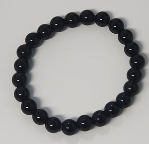 *B753 Black Beaded Bracelet - Iris Fashion Jewelry