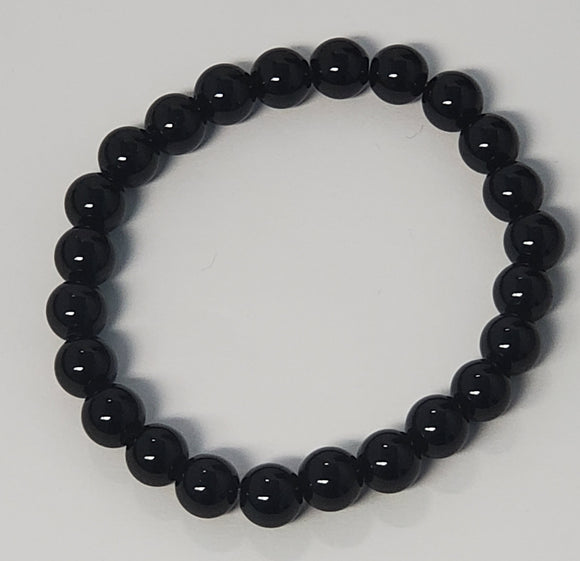 *B753 Black Beaded Bracelet - Iris Fashion Jewelry