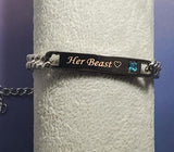 B29 Silver Her Beast Chain Bracelet - Iris Fashion Jewelry