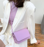 PB85 Lilac Chain Accent Shoulder Bag - Iris Fashion Jewelry