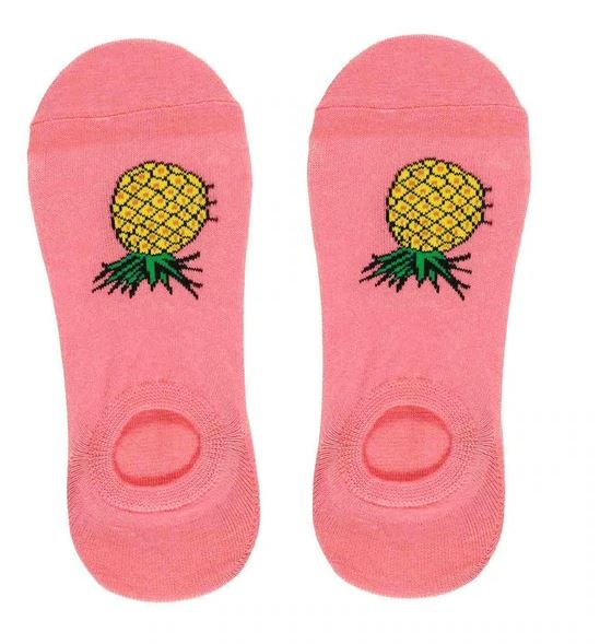 SF316 Pink Pineapple Low Cut Socks - Iris Fashion Jewelry