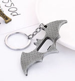 KX Silver Bat Bottle Opener Keychain - Iris Fashion Jewelry