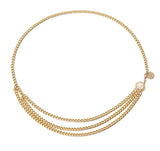 AZ818 Gold Chain Decorative Belt