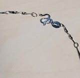N1561 Silver Dainty Star Rhinestone Necklace with FREE Earrings - Iris Fashion Jewelry