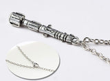 N440 Silver Sonic Screwdriver Necklace with FREE EARRINGS