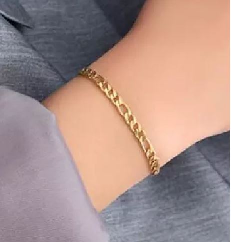 AZ292 Gold Chain Bracelet 9