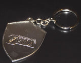 K45 Silver Black Enamel Zelda Shield Keychain