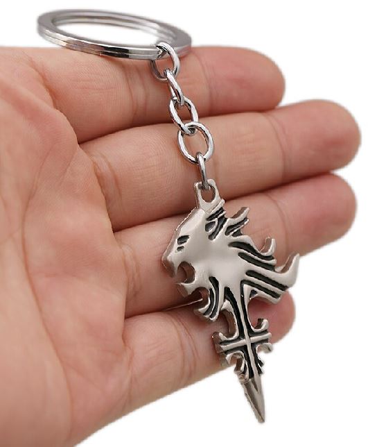 K61 Silver Lion Keychain - Iris Fashion Jewelry