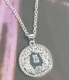 N456 Silver Coin Necklace with FREE EARRINGS - Iris Fashion Jewelry
