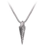 N461 Silver Decorated Dagger Pendant Necklace - Iris Fashion Jewelry