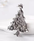 F12 Rhinestone Christmas Tree Fashion Pin