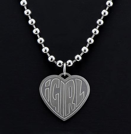 N1246 Silver Please Return to Heaven Heart Necklace with Free Earrings - Iris Fashion Jewelry