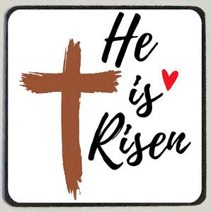 M225 He Is Risen Refrigerator Magnet - Iris Fashion Jewelry