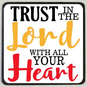 M215 Trust In The Lord Refrigerator Magnet - Iris Fashion Jewelry