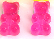 L320 Hot Pink Gummy Bear Earrings - Iris Fashion Jewelry