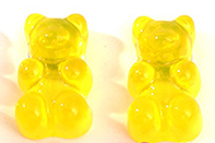 L319 Yellow Gummy Bear Earrings - Iris Fashion Jewelry