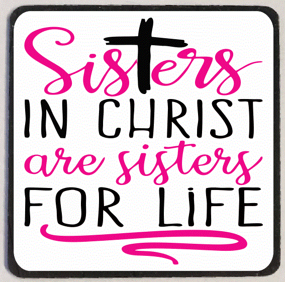 M221 Sisters In Christ Refrigerator Magnet - Iris Fashion Jewelry