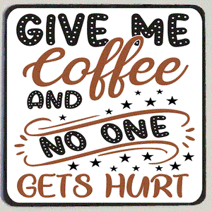 M205 Give Me Coffee Refrigerator Magnet - Iris Fashion Jewelry