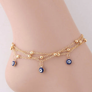 B83 Gold Ankle Bracelet - Iris Fashion Jewelry