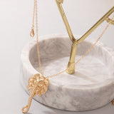 N1798 Gold Elephant Necklace with FREE Earrings - Iris Fashion Jewelry