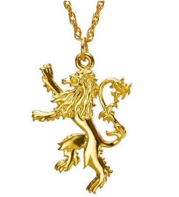 N1186 Gold Lion Necklace with FREE EARRINGS - Iris Fashion Jewelry