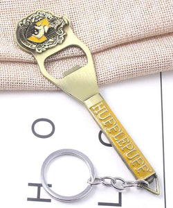 K66 Gold Hufflepuff Bottle Opener Keychain - Iris Fashion Jewelry