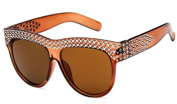 S137 Coffee Easy Street Collection Sunglasses - Iris Fashion Jewelry