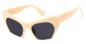 S93 Ivory Open Bottom Frame Sunglasses - Iris Fashion Jewelry