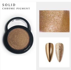 NS10 Solid Chrome Pigment GOLD - Iris Fashion Jewelry