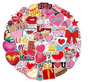 ST01 Love You Collection. 20 Pieces Assorted Stickers