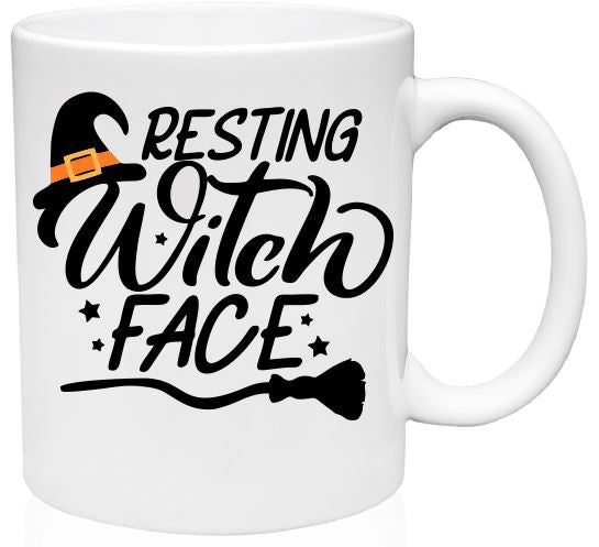 MG37 Resting Witch Face Mug