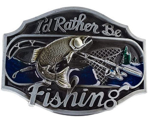 BU03 Fishing Belt Buckle - Iris Fashion Jewelry