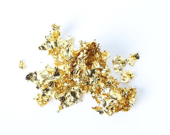 NS28 GOLD Foil Flakes - Iris Fashion Jewelry