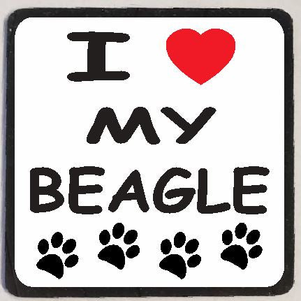 M144 I Love My Beagle - Iris Fashion Jewelry