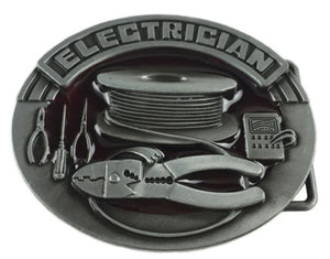 BU33 Electrician Belt Buckle - Iris Fashion Jewelry