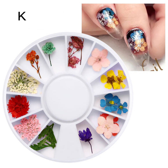 NS46 Dried Flowers Deco Set K - Iris Fashion Jewelry