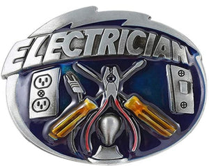 BU47 Electrician Belt Buckle - Iris Fashion Jewelry