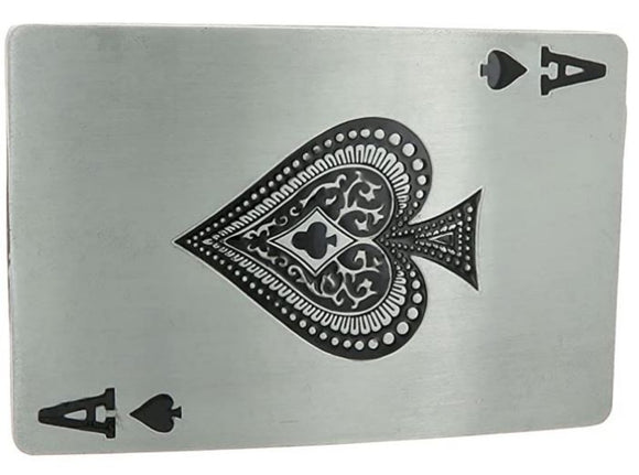 BU38 Ace Of Spades Belt Buckle - Iris Fashion Jewelry