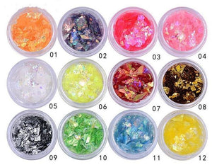 NS41 12 Color Holographic Foil Kit - Iris Fashion Jewelry
