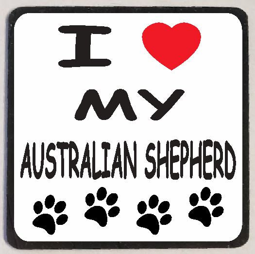 M122 I Love My Australian Shepherd - Iris Fashion Jewelry