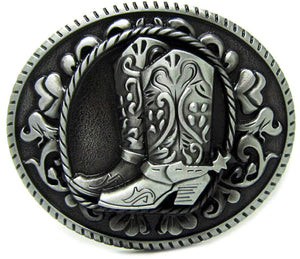 BU39 Cowboy Boots Belt Buckle - Iris Fashion Jewelry