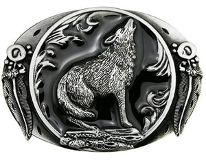 BU29 Wolf Belt Buckle - Iris Fashion Jewelry