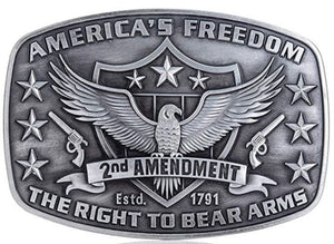 BU44 America's Freedom Belt Buckle - Iris Fashion Jewelry